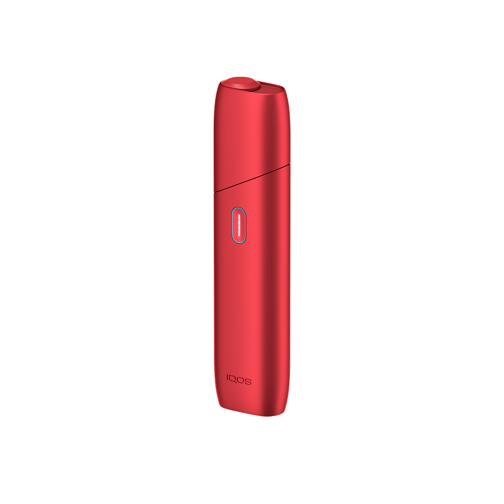 New IQOS Originals One heated tobacco device in red color.